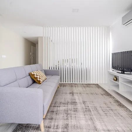 Flat By House And People *